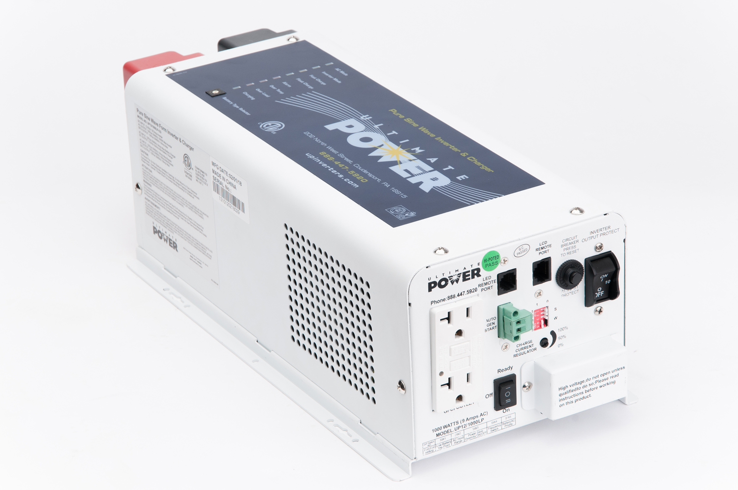 1000W Pure Sine Inverter-Charger (GFCI) - Ultimate Power